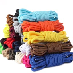 1Pair Round Shoelaces Polyester Solid Classic Shoelace Casual Sports Boots Shoelace Sneakers Shoes Lace 21Colors70/90/120/150cm
