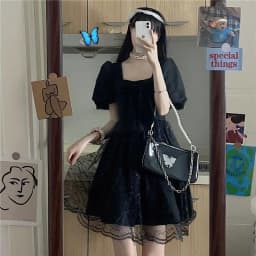 Women Lolita Dress Kawaii Elegant Vintage Dresses 2022 Summer Sweet Cute Fashion Fairy Party Dresses