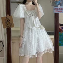 Women Lolita Dress Kawaii Elegant Vintage Dresses 2022 Summer Sweet Cute Fashion Fairy Party Dresses