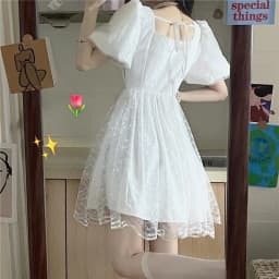 Women Lolita Dress Kawaii Elegant Vintage Dresses 2022 Summer Sweet Cute Fashion Fairy Party Dresses