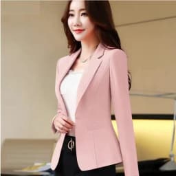 UHYTGF 2022 Fashion Small Blazers Jacket Women's Long-Sleeved Slim Short Tops Female Temperament Casual Spring Coats Ladies 2130