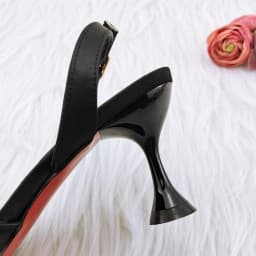 QSGFC New Black Color Flash Diamond Decoration Elegant And Intellectual Exquisite Banquet Ladies Shoes And Bag