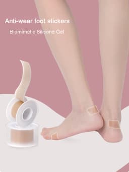 Heel Cups for High Heel Protector Bionic Silicone Gel Ultifunctional Invisible Women's Adhesive Patch Cushion Shoes Accessories