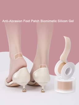 Heel Cups for High Heel Protector Bionic Silicone Gel Ultifunctional Invisible Women's Adhesive Patch Cushion Shoes Accessories