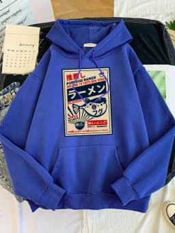 Puffer Fish Ramen Japanese Menu Poster Prints Women Hoodies Fashion Tracksuit Oversize Clothing Autumn Fashion Female Sportswear