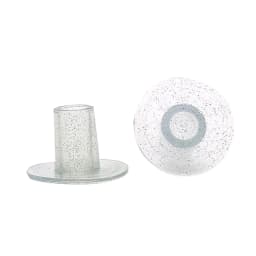 30 Pairs/Lot Silver Powder Heel Protectors Stiletto Covers Heel Stoppers Antislip Silicone High Heeler For Wedding Party Favor