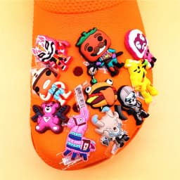 Original 1pcs Game Characters PVC Shoe Charms Accessories Decorations Cute Funny Animal Mask Designer Buckle Kids Gift