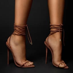 MKKHOU Fashion Sandals Women New Roman Ankle Strap Sexy Straps Cross Stilettos 12cm High Heels Summer Modern Shoes Large Size