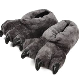 Soft Furry Slippers For Home Man Plush Fuzzy Home Shoes Slippers For Boys Funny Animal Slides Men's Bear Paw Slippers Cosplay