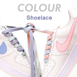 1 Pair 4 Colors Air Force One Sneakers Shoelaces AF1/AJ Shoe Laces Cotton Flat Shoe Lace 120/140/160 CM Laces for Shoes Shoestri