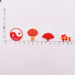 2022 New Arrival 1Pcs Happy Chinese Style PVC Shoe Charms Shoes Accessories Decorations for Wristbands Party Gift