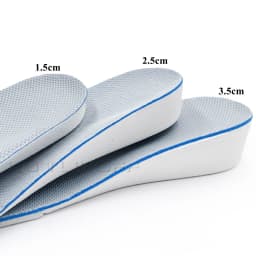 Invisible Height Increased Insoles Breathable Lightweight Heel Lifting Inserts Lifts Shoe Pads Comfort Elevator Insoles Unisex