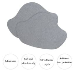 Self-Adhesive Shoe Repair Patches, Vamp & Heel Hole Repair Stickers, Anti-Wear Lined Heel Protector for Sneakers