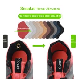 Self-Adhesive Shoe Repair Patches, Vamp & Heel Hole Repair Stickers, Anti-Wear Lined Heel Protector for Sneakers