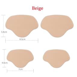 Self-Adhesive Shoe Repair Patches, Vamp & Heel Hole Repair Stickers, Anti-Wear Lined Heel Protector for Sneakers