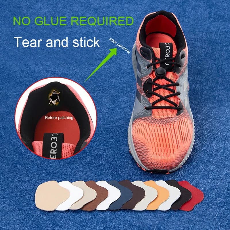 Self-Adhesive Shoe Repair Patches, Vamp & Heel Hole Repair Stickers, Anti-Wear Lined Heel Protector for Sneakers