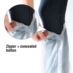 2023 New High Tube Waterproof Shoe Cover Long Length Slip-resistant Zipper Rain Boots Overshoes Waterproof Rainy Days Useful