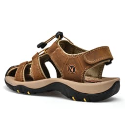 Summer Men Shoes Genuine Leather Men Sandals Outdoor Male Beach Slippers Man Sandals Plus Size 38-48