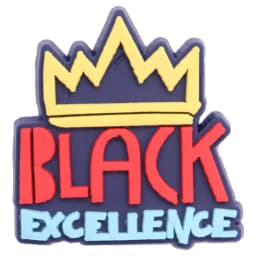 1pcs Black Girl Magic Crown Queen PVC Accessories Shoe Charms Garden Shoes Buckle Decorations fit Wristband Party Kid's Gifts