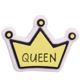 1pcs Black Girl Magic Crown Queen PVC Accessories Shoe Charms Garden Shoes Buckle Decorations fit Wristband Party Kid's Gifts