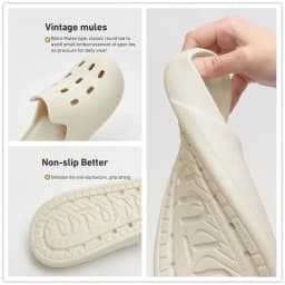 UTUNE Mules Slippers For Men shoes woman 2026 trend Outdoor Slippers Indoor Sandals Slides EVA Soft Non-slip Cozy Cloud Feeling