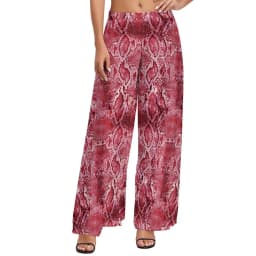 Snakeskin Print Straight Pants Animal Skin Sexy Wide Pants Ladies Oversized Beach Printed Trousers