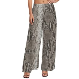 Snakeskin Print Straight Pants Animal Skin Sexy Wide Pants Ladies Oversized Beach Printed Trousers