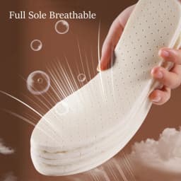 2023 New Wool Latex Insoles for Shoes Winter Warm Plush Snow Boots Shoe Sole Shoe Inserts Sports Insole for Feet Heating Pads