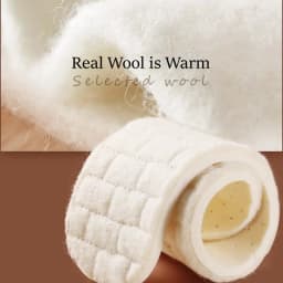 2023 New Wool Latex Insoles for Shoes Winter Warm Plush Snow Boots Shoe Sole Shoe Inserts Sports Insole for Feet Heating Pads