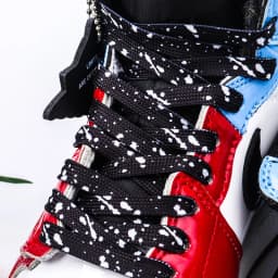 Colorful Splash Ink Shoelaces AF1 Basketball Shoe Laces Men Women Sneaker Canvas Laces For Shoes Accessories 100/120/140/160CM