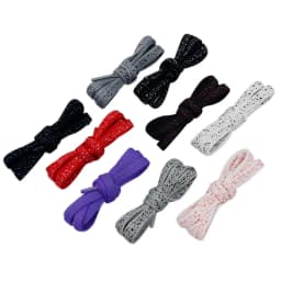 Premium Weiou Laces Dot Sprayed Splashing Flat Shoelaces 8mm Printed Spattering Durable Sneaker Bootlaces Adult Shoe Accessories