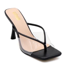 Shoes for Women 2026 Designer Luxury New Stiletto Flip Flops Clip Toe Outdoor Transparent Slippers Black Temperament Sandals 9CM