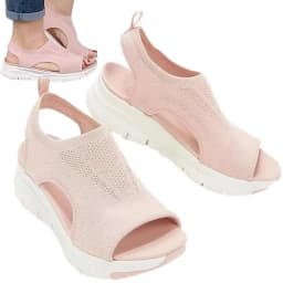 Summer Washable Slingback Orthopedic Slide Sport Sandals Super Comfy Sports Knit Sandals Mesh Soft Sole Fashion Women's Shoes