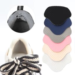4 PCS Self-Adhesive Heel Repair Patches, Anti-Wear Heel Protector Stickers for Sneaker Shoe Hole Repair, Shoe Inserts