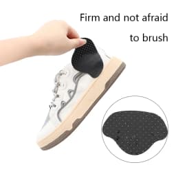 4 PCS Self-Adhesive Heel Repair Patches, Anti-Wear Heel Protector Stickers for Sneaker Shoe Hole Repair, Shoe Inserts
