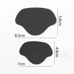 4 PCS Self-Adhesive Heel Repair Patches, Anti-Wear Heel Protector Stickers for Sneaker Shoe Hole Repair, Shoe Inserts