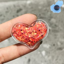 Good Quality 1PCS Shining Hearts Kids Shoes Accessories Resin Shoe Clog For Boys Girls Shoes Charms Holiday Presents