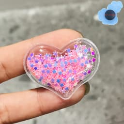 Good Quality 1PCS Shining Hearts Kids Shoes Accessories Resin Shoe Clog For Boys Girls Shoes Charms Holiday Presents
