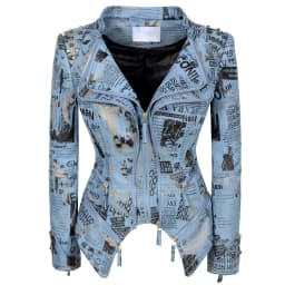 New Autumn Women Pu Faux Leather Jacket Studs Motorcycle Biker Coat Serpentine Lapel Rivet Slim Streetwear Black Punk Outerwear