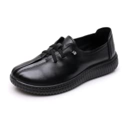 Black Loafers Genuine Leather Sneakers for Women 2022 Flat Heel Women's Autumn Shoes Ladies Cowhide Moccasin Woman Flats