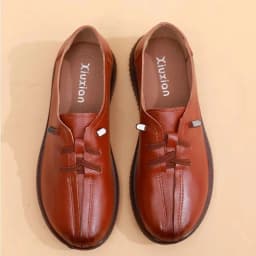 Black Loafers Genuine Leather Sneakers for Women 2022 Flat Heel Women's Autumn Shoes Ladies Cowhide Moccasin Woman Flats