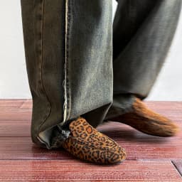 Sexy Leopard Shoes Woman Round Toe Flat Loafers Slip On Sheepsuede Ladies Flats Soft Simple Footwear For Spring Autumn