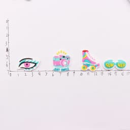 1Pcs Roller Skating Summer Style Camera PVC Garden Shoe Charms Decorations DIY Backpack Wristbands Kids Party Gift