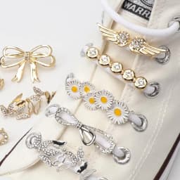 Shoelaces Clips Decorations Charms Rhinestones Shoe Charms Faux Jeweled Sneakers Girl Gift DIY Lace Buckle Shoes Accesories 1Pcs