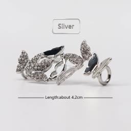 Shoelaces Clips Decorations Charms Rhinestones Shoe Charms Faux Jeweled Sneakers Girl Gift DIY Lace Buckle Shoes Accesories 1Pcs