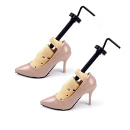 1 Pcs Unisex Shoe Stretcher Wooden Shoes Tree Shaper Rack Pine Wood Adjustable Flats Pumps Boots Expander Shoe Trees Care S/M/L
