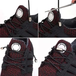 Reflective Shoelaces Without Ties No Tie Shoe Laces Elastic Laces Sneakers Boots Round Kids Adult Quick Shoe Lace Rubber Bands