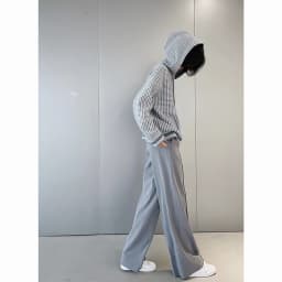 Western style thousands of birds hooded wool sweater hoodie women autumn and winter new loose pullover sweater bottom shirt