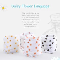 Little Daisies Shoelaces Cartoon Printing Fashion AF1 Cream Daisy Shoelace Flat Shoe Buckle Colorful Lace Accessories Decorative