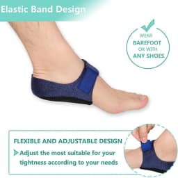 Gel Heel Cushion Socks with Heel Cups Pads for Skin Repair Feet Care Protective Heel Cover Sleeves for Comfort And Support